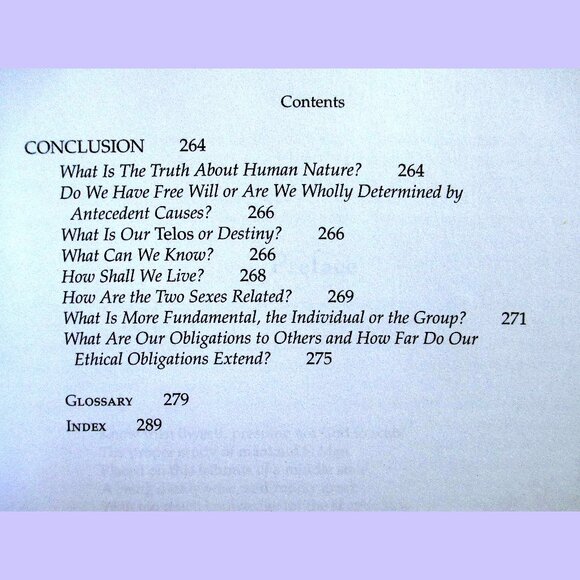 Book: Who Are We: Theories of Human Nature, by Louis P. Pojman - Picture 13 of 15